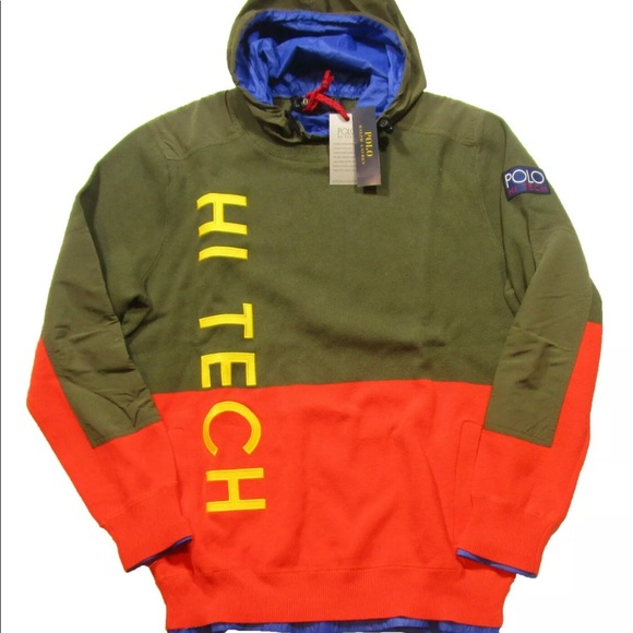 Polo Ralph Lauren Hi Tech Hoodie Pullover $250 - Picture 3 of 5
